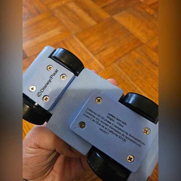 Rare Pottery Barn Kids Disney Pixar Cars Wooden Sally Carrera Wood Collection - Picture 6 of 10